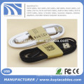 Factory Sell Copper micro usb Cable for Samsung/HTC/Mobile Phone 1M white black